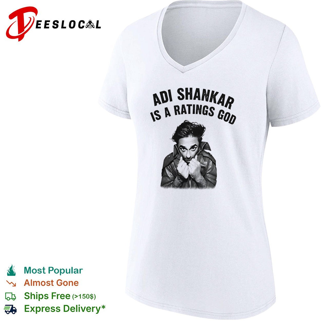 Adi Shankar is a ratings god portrait shirt