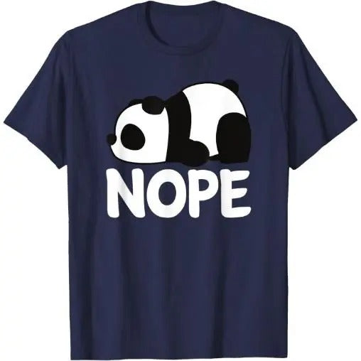 Adorable Animal Tired Sleeping Nope Cute Panda Bear Graphic T-Shirt Hoodie, Sweatshirt | TeeBloomCo.com