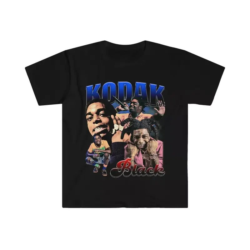 Adult Unisex Kodak Black Hip Hop Fan T-Shirt Hoodie, Sweatshirt | TeeBloomCo.com