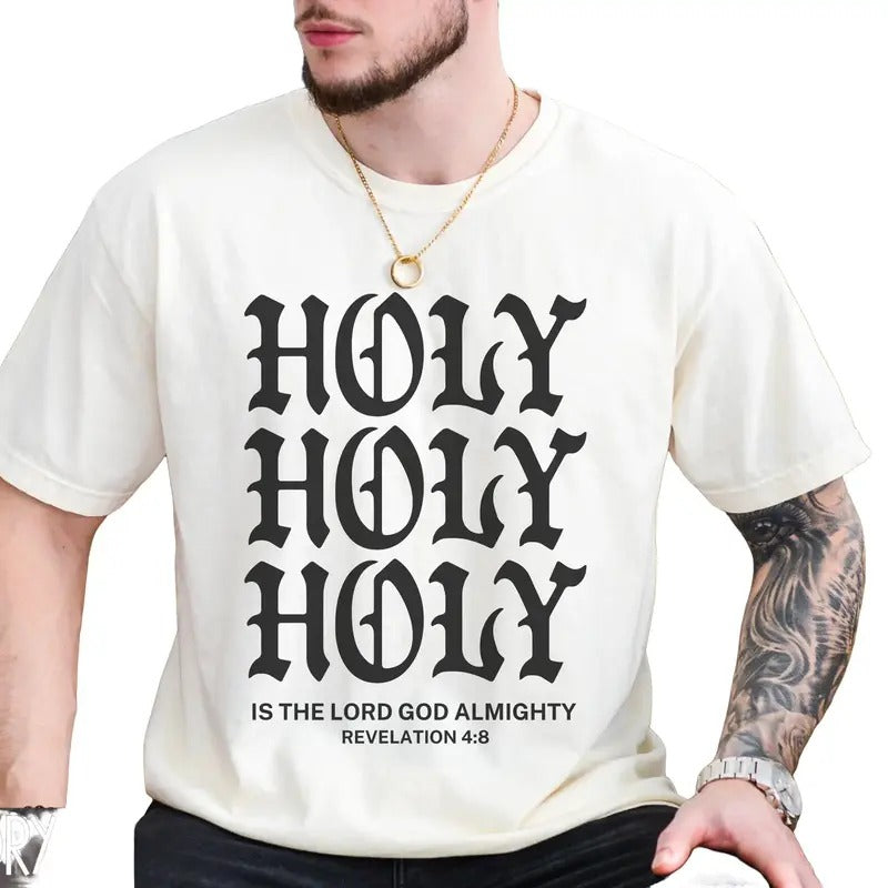 Aesthetic Christian Shirt For Men, Bible Verse Tshirt, Christian Streetwear Apparel, Faith Based Church Tee, Christian...