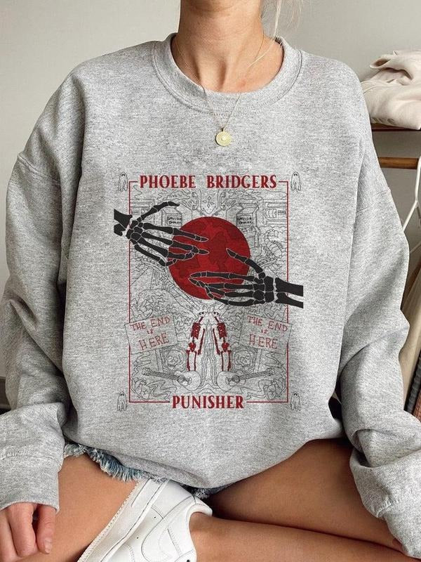Aesthetic The end is here Phoebe Bridgers aesthetic inspired Sweatshirt, Phoebe Bridgers Sweatshirt T-Shirts, Hoodie