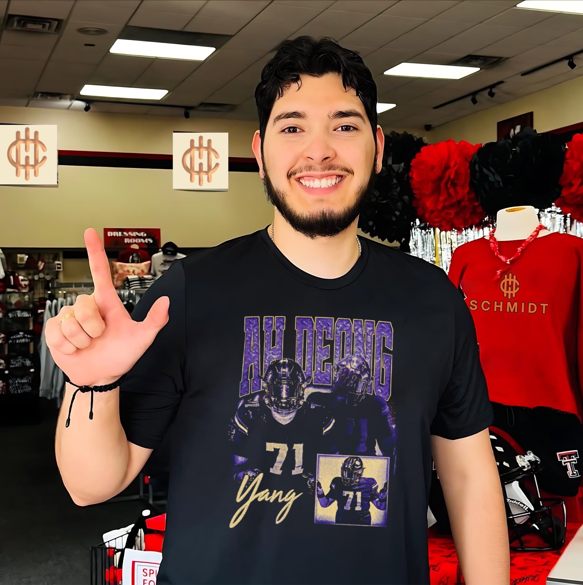 Ah Deong Yang 71 Football Sports Apparel shirt