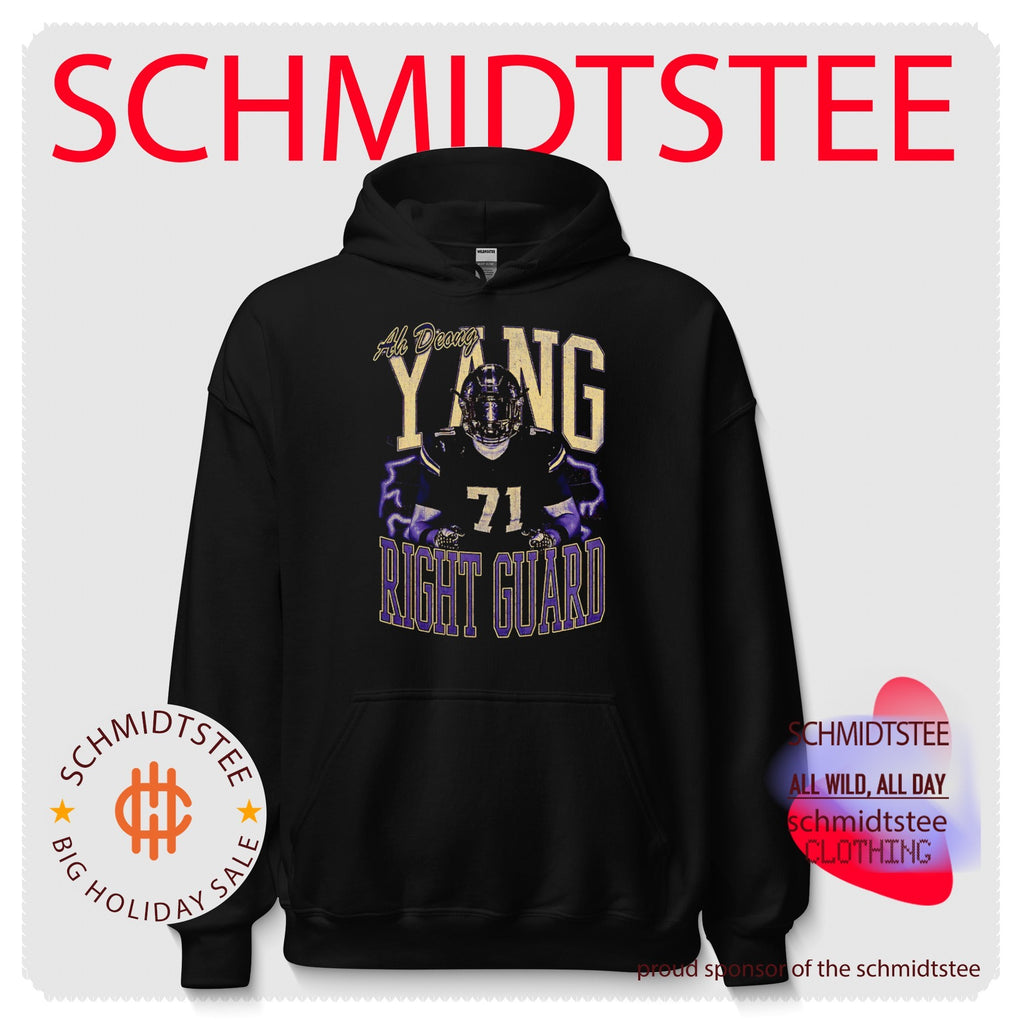 Ah Deong Yang 71 Right Guard football player shirt