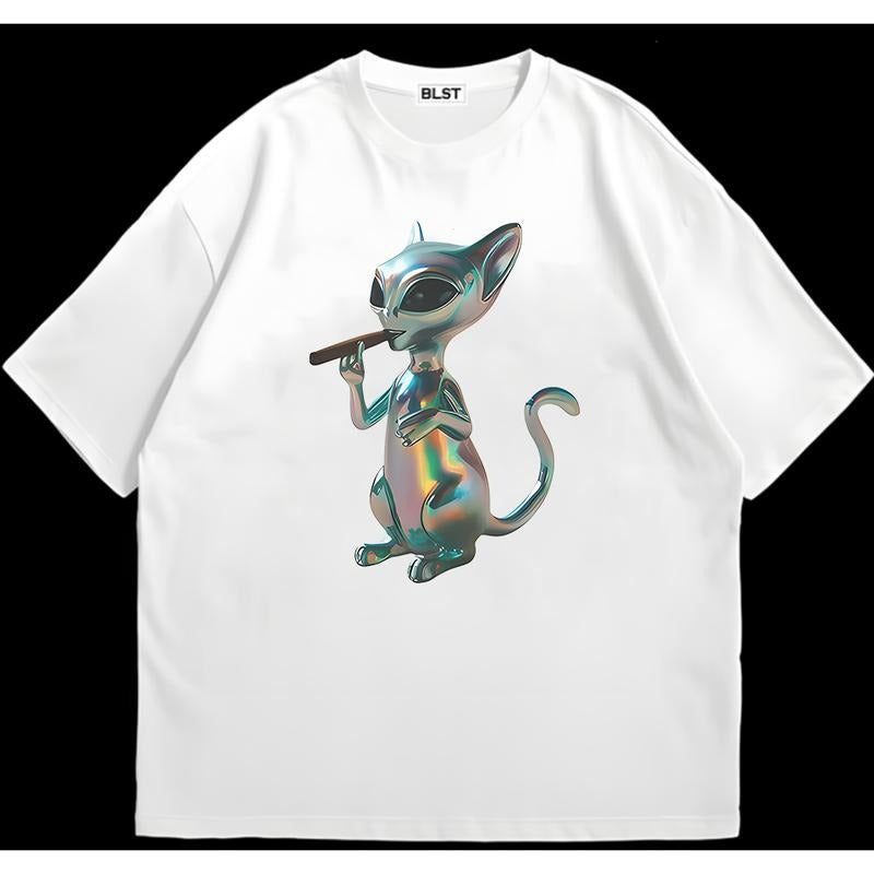 Aiillen Smoking T-Shirt Cotton and Machine Washable Recycled Cotton Graphic Hoodie, Sweatshirt | TeeBloomCo.com