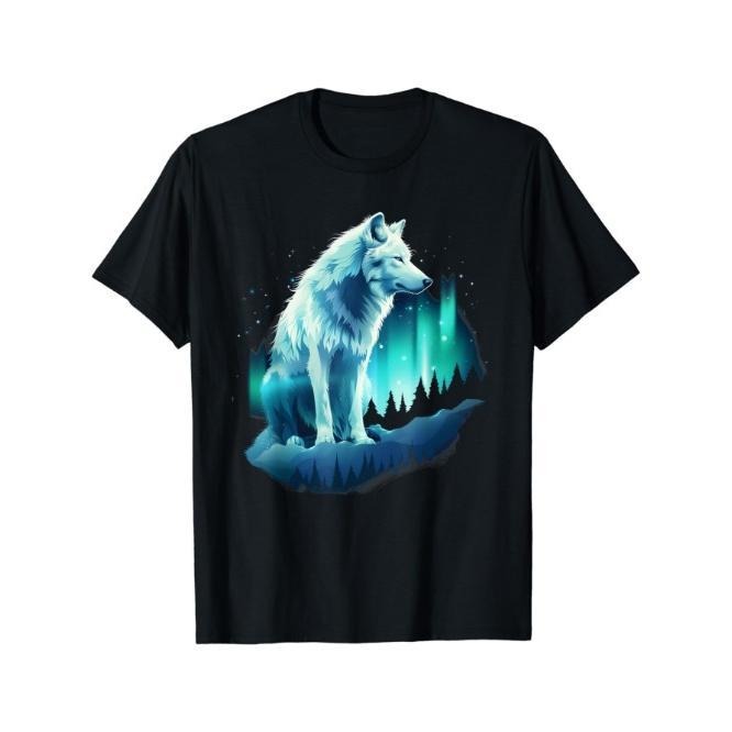 Alaska Arctic Up North White Wolf Lover T-Shirt Made in USA Hoodie, Sweatshirt | TeeBloomCo.com