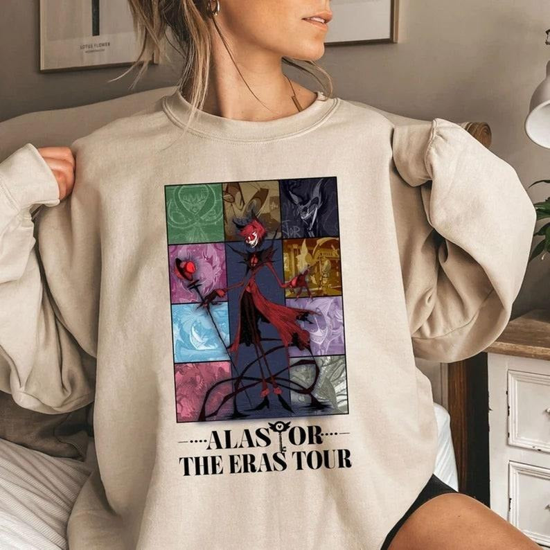 Alastor The Eras Tour Inpired Alastor Demon Shirt, Alastor Hazbin Hotel Sweatshirt Hoodie | TeeBloomCo.com