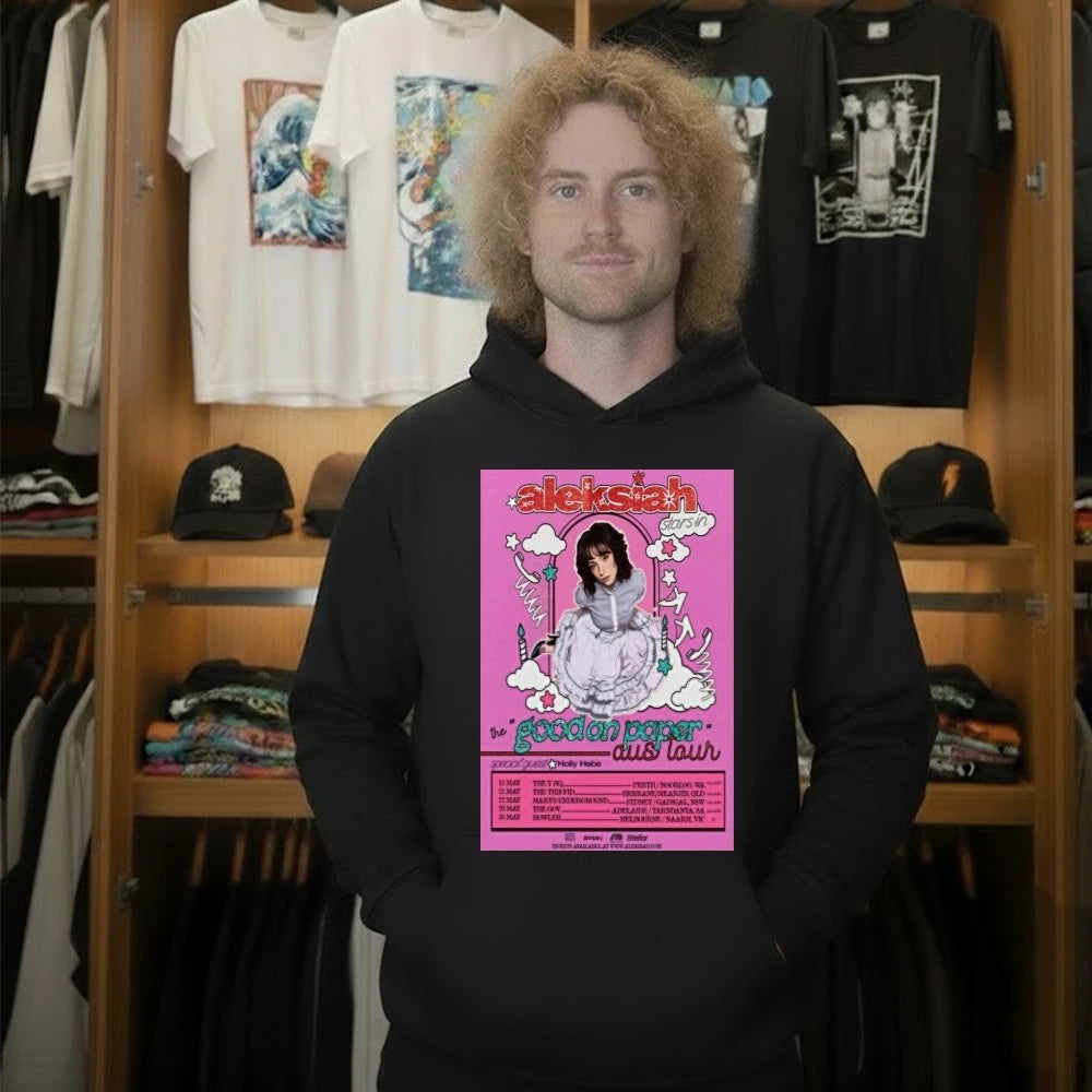 Aleksiah The Good On Paper Aus Tour 2026 Poster Shirt