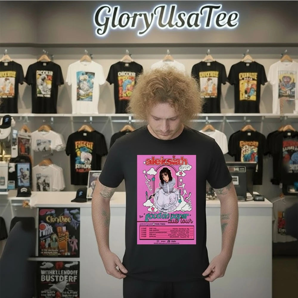 Aleksiah The Good On Paper Aus Tour 2026 Poster Shirt