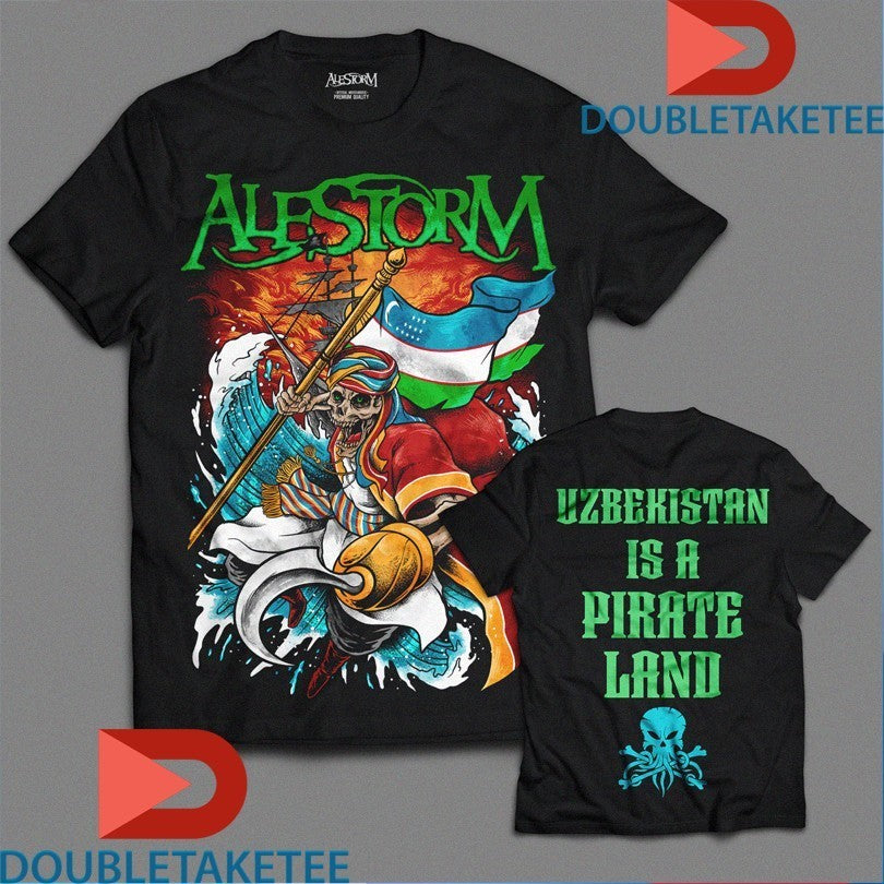 Alestorm Uzbekistan Is A Pirate Land Skeleton Shirts