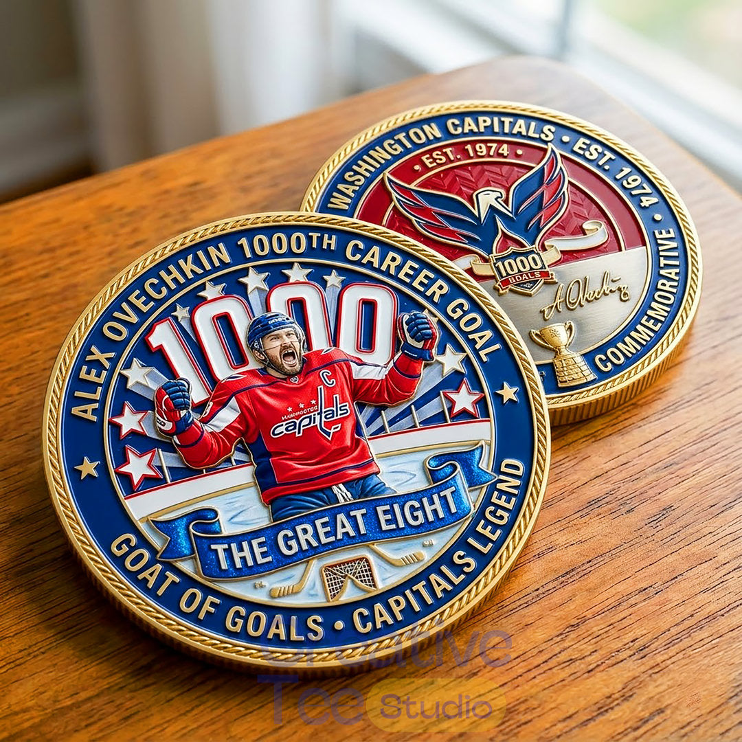 Alex Ovechkin 1000th Goal Commemorative Coin