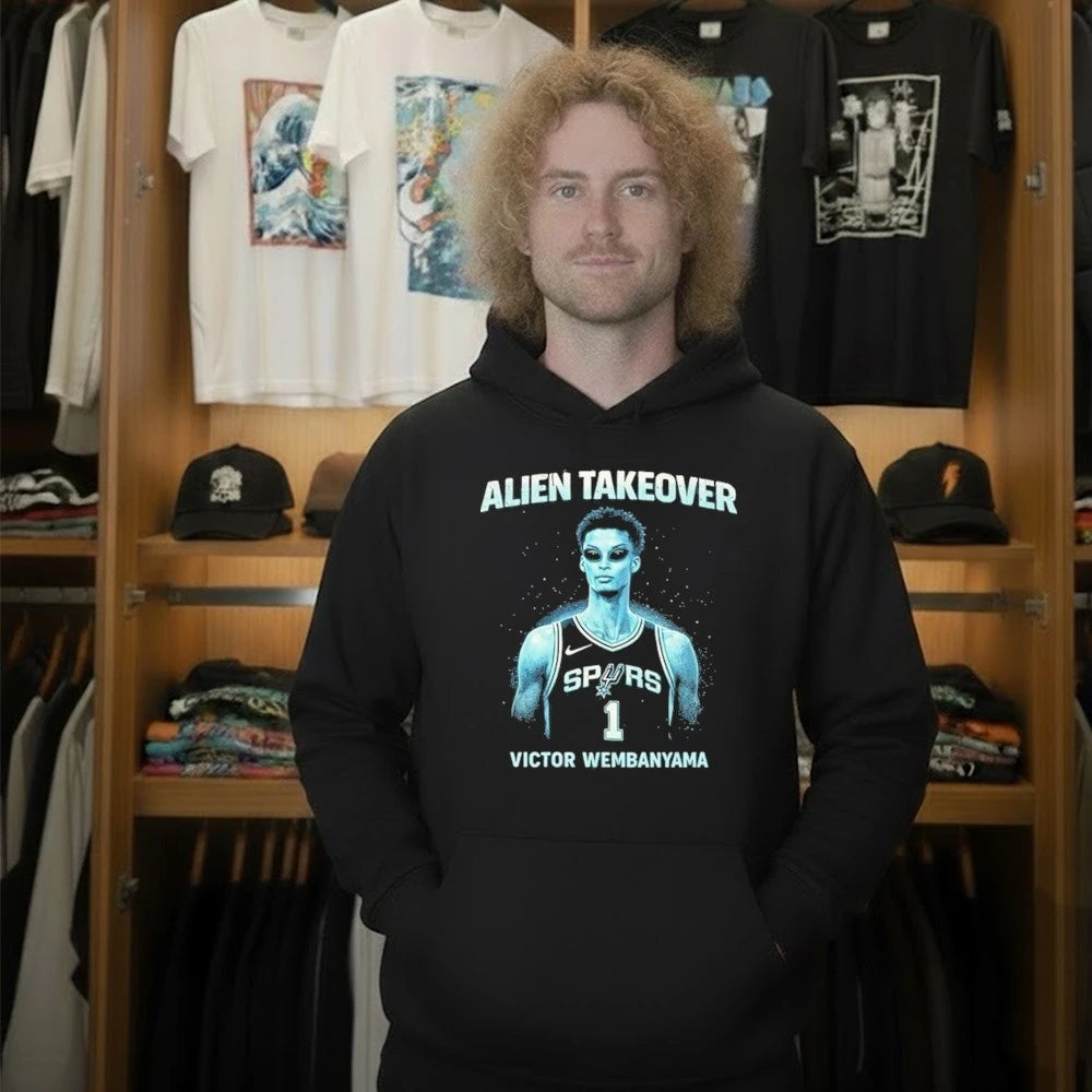 Alien Takeover Victor Wembanyama San Antonio Spurs Vintage Shirt