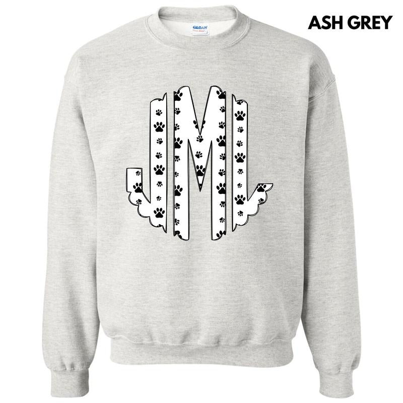 All Paws Monogram Sweatshirt 'NLB' T-Shirts, Hoodie | TeeBloomCo.com