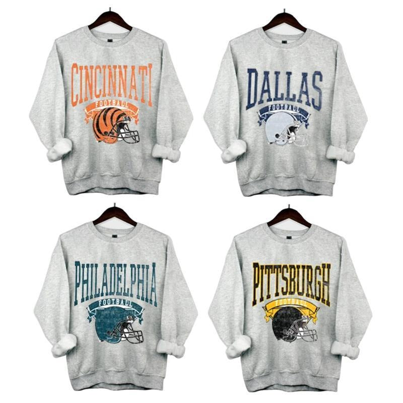 All Teams Collection: Vintage Football Sweatshirt for All Teams Enthusiasts T-Shirts, Hoodie | TeeBloomCo.com