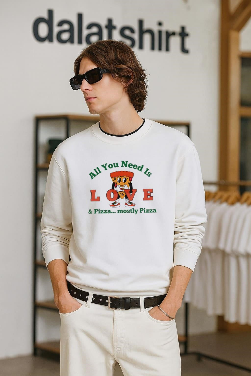 All You Need Is Pizza Mostly Pizza Slice shirt