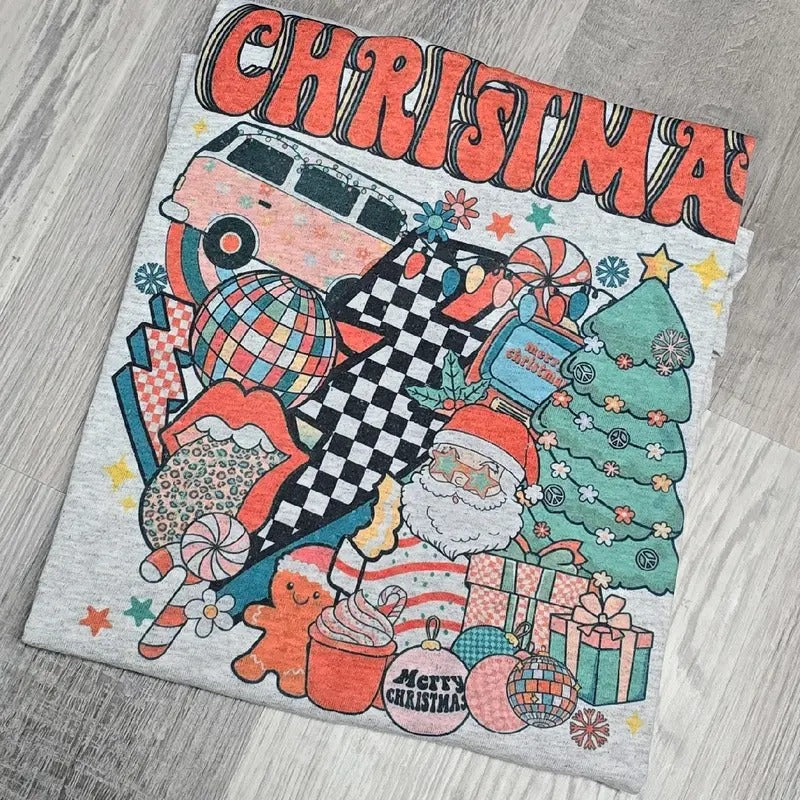 All things Retro Christmas Tee or Sweatshirt Hoodie | TeeBloomCo.com