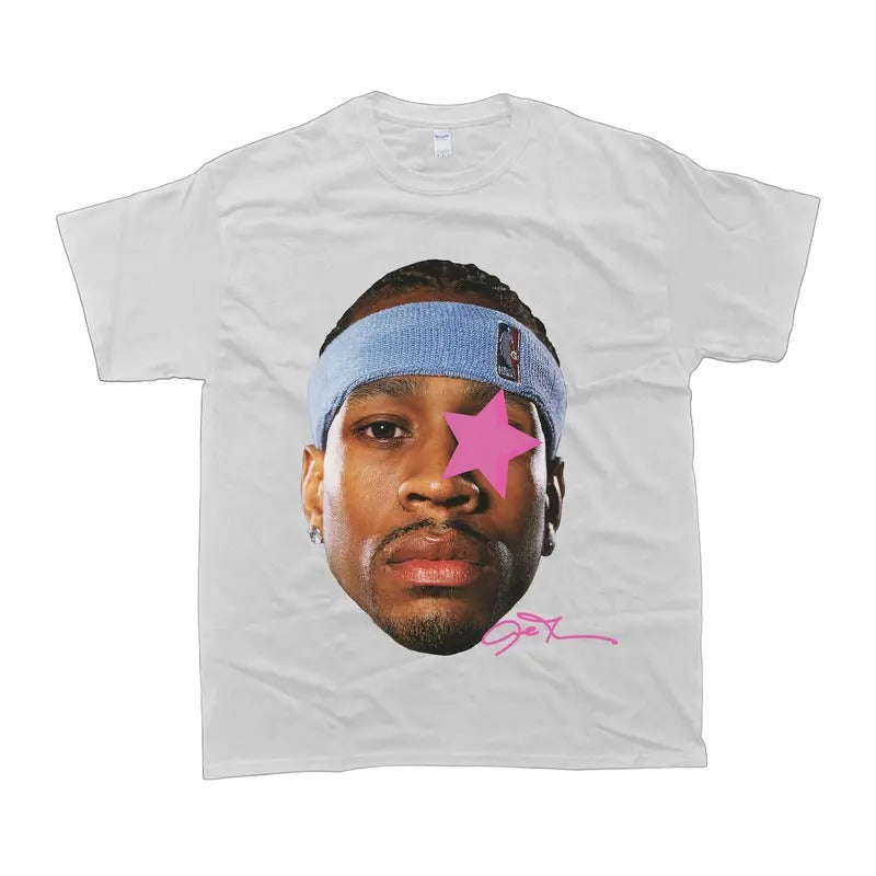Allen Iverson Inspired Vintage Graphic T-shirt Cotton Top Unisex Tshirt Hoodie, Sweatshirt | TeeBloomCo.com