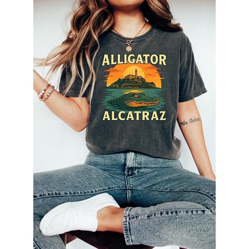 Alligator Alcatraz Shirt, Everglades National Park T-Shirt, Florida Vibes sweatshirt, Funny Vintage Gator Tee, Funny...