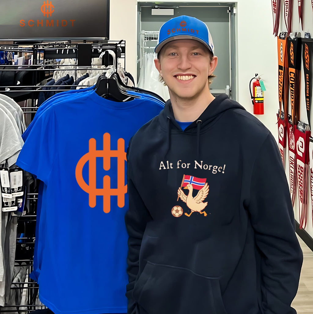Alt for Norge Goose Soccer Norway Norwegian shirt