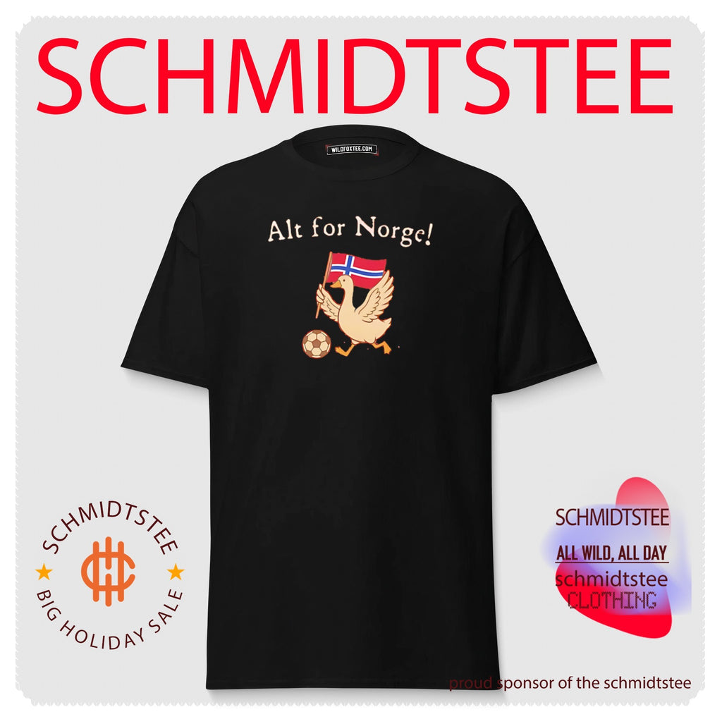 Alt for Norge Goose Soccer Norway Norwegian shirt