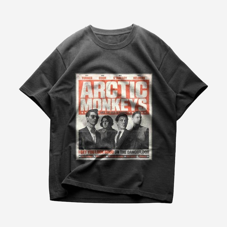 Arctic Monkeys T-shirt / Arctic Monkeys Graphic Tshirt / Alternative Rock Unisex Heavy Cotton Tee Hoodie, Sweatshirt