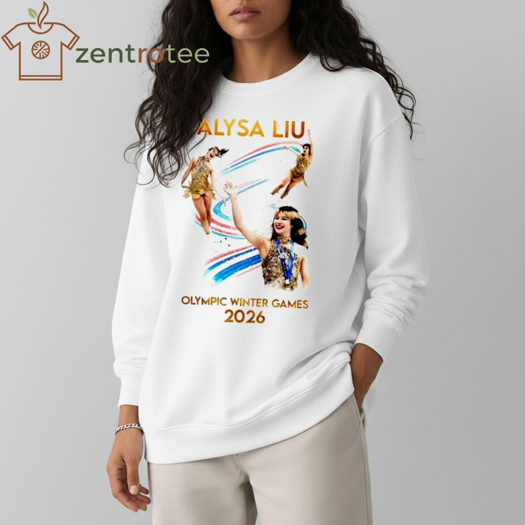 Alysa Liu 2026 Olympic winter games 2026 rainbow shirt