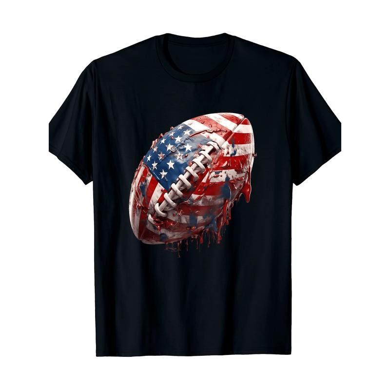 American football American Flag t-shirt, men's t-shirt, 220g made in usastyle{n002}3 Hoodie, Sweatshirt | TeeBloomCo.com