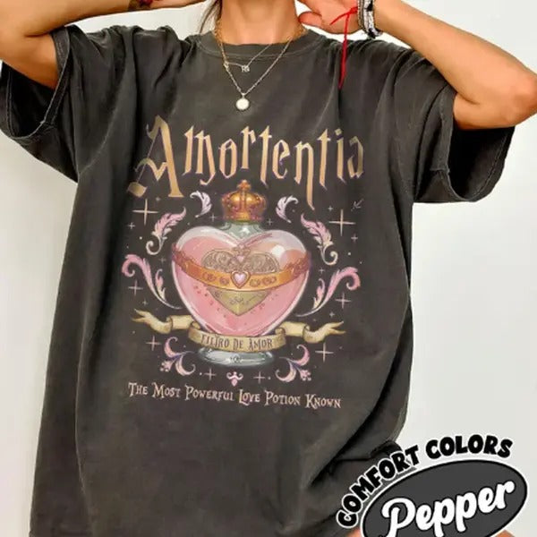 Amortentia Love Potion  Shirt, Bookish Gift For Fan, Wizard Shirt, Bookish Valentine Shirt, Potions Classroom Hoodie,...