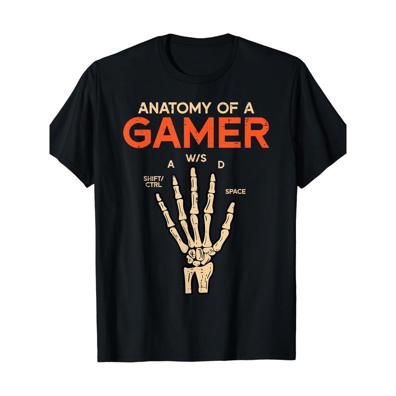 Anatomize Gamer Fun men's T-shirt made in usa Hoodie, Sweatshirt | TeeBloomCo.com