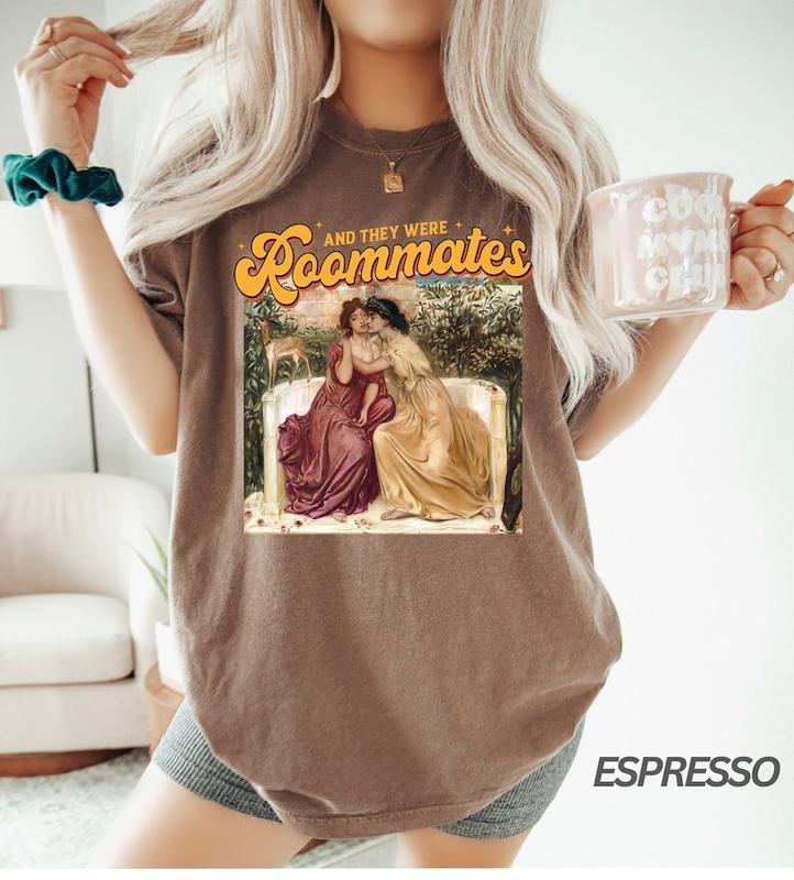 And They Were Roommates Shirt, Lesbian Pride Shirt, Historians Would Call, Lesbian Girlfriend Gift, Valentines, Lgbtq...