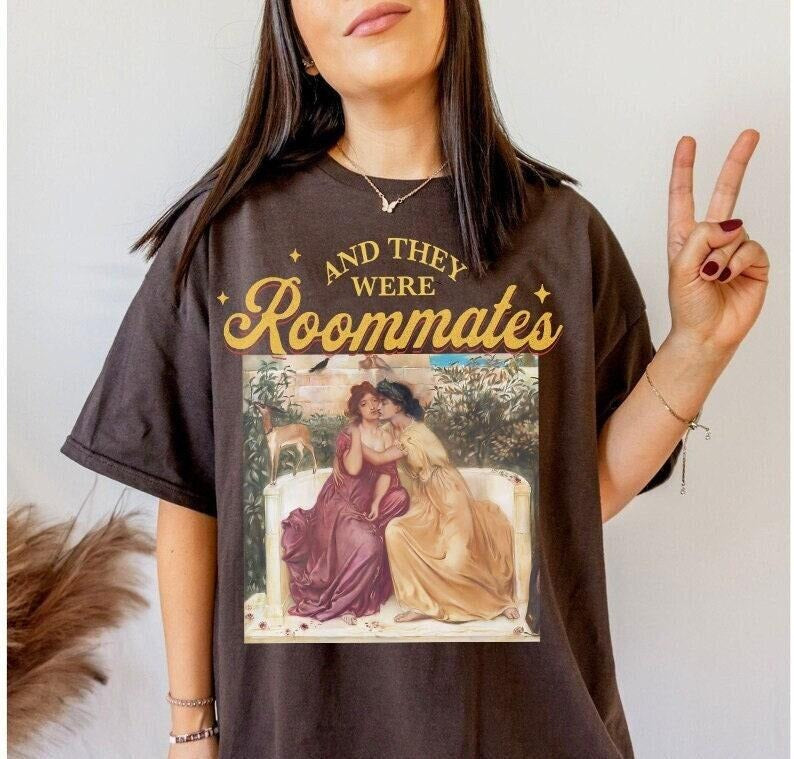 And they were roommates shirt | lesbian pride shirt | Historians would call | lesbian girlfriend gift | valentines |...