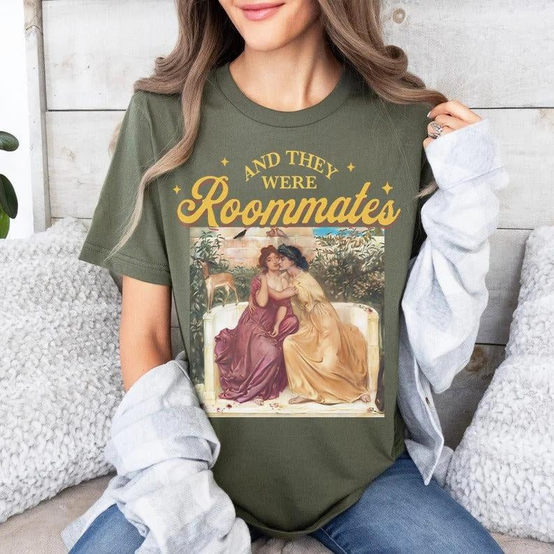 And they were roommates shirt | lesbian pride shirt | Historians would call | lesbian girlfriend gift | valentines |...