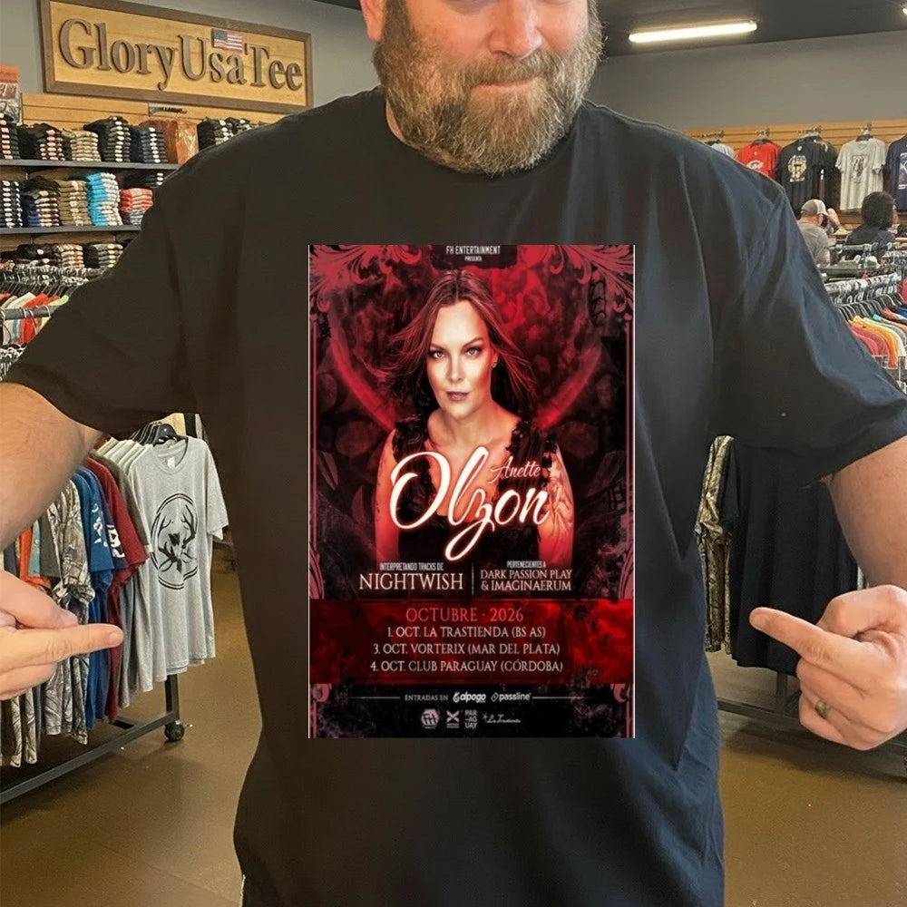 Anette Olzon Tour Octubre 2026 Poster Shirt