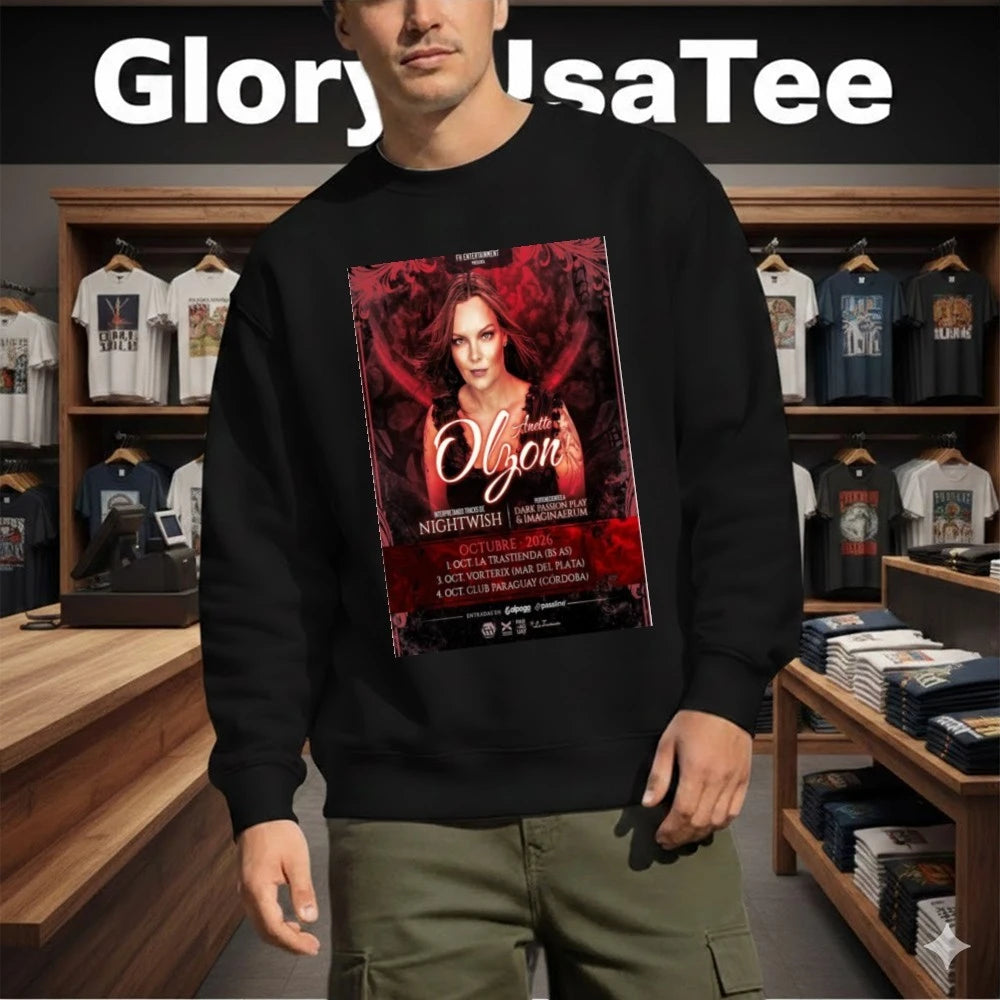 Anette Olzon Tour Octubre 2026 Poster Shirt