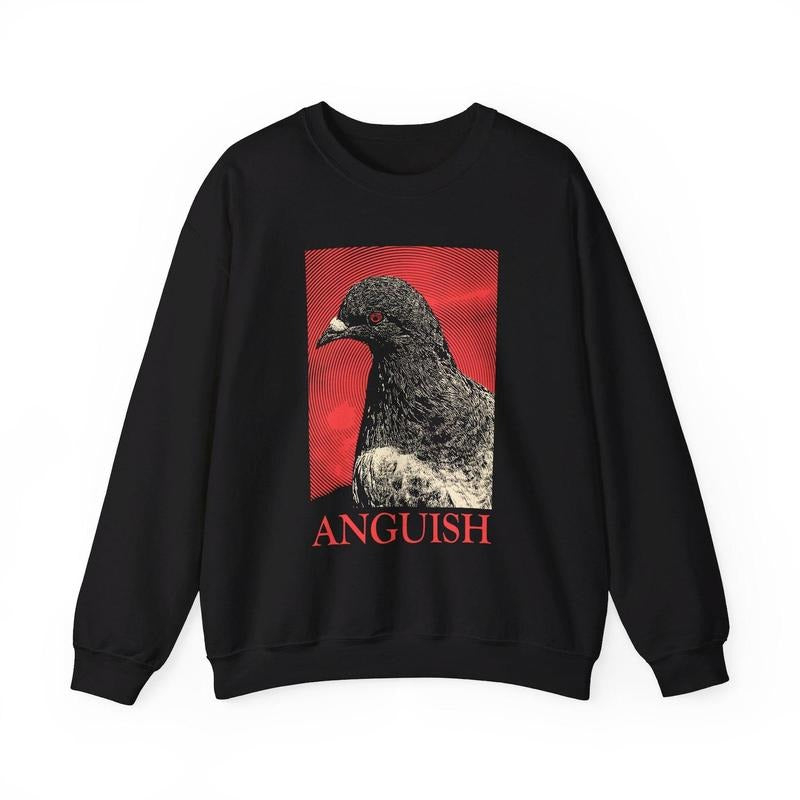 Anguish Pigeon Sweatshirt T-Shirts, Hoodie | TeeBloomCo.com