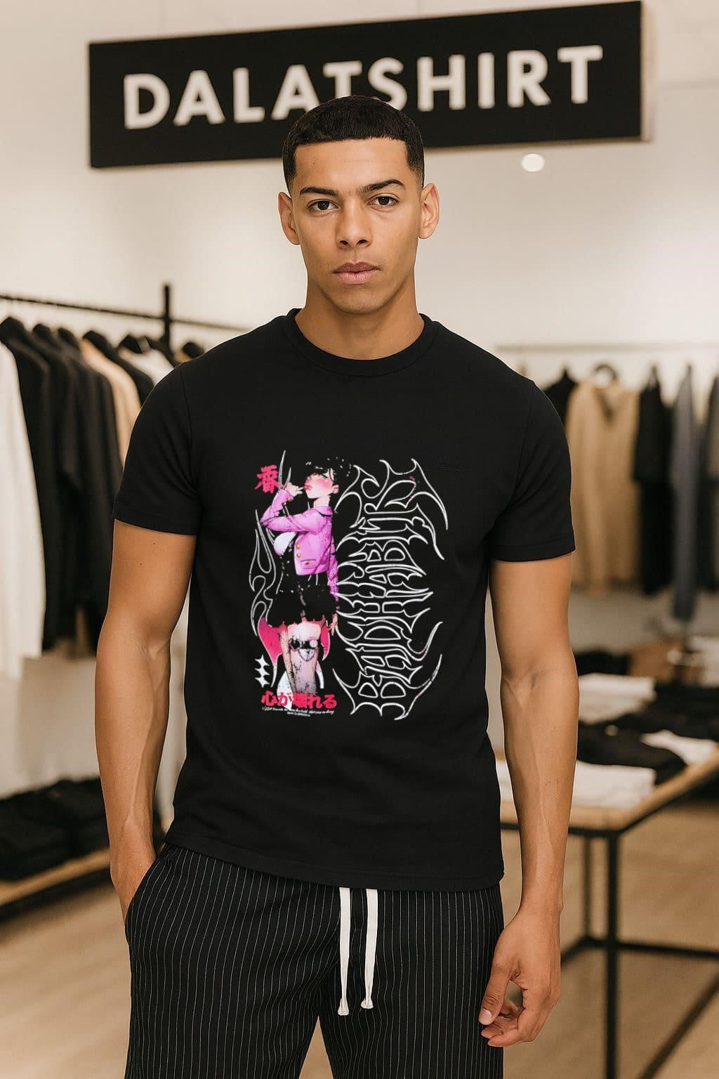 Anime Girl Bad Habit Harajuku Aesthetic Streetwear shirt