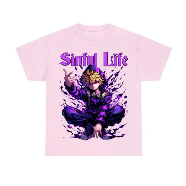 Anime shirt showcasing Meliodas and The Seven Deadly Sins, available in sweatshirt and hoodie Sweatshirt, Hoodie, Comfort...
