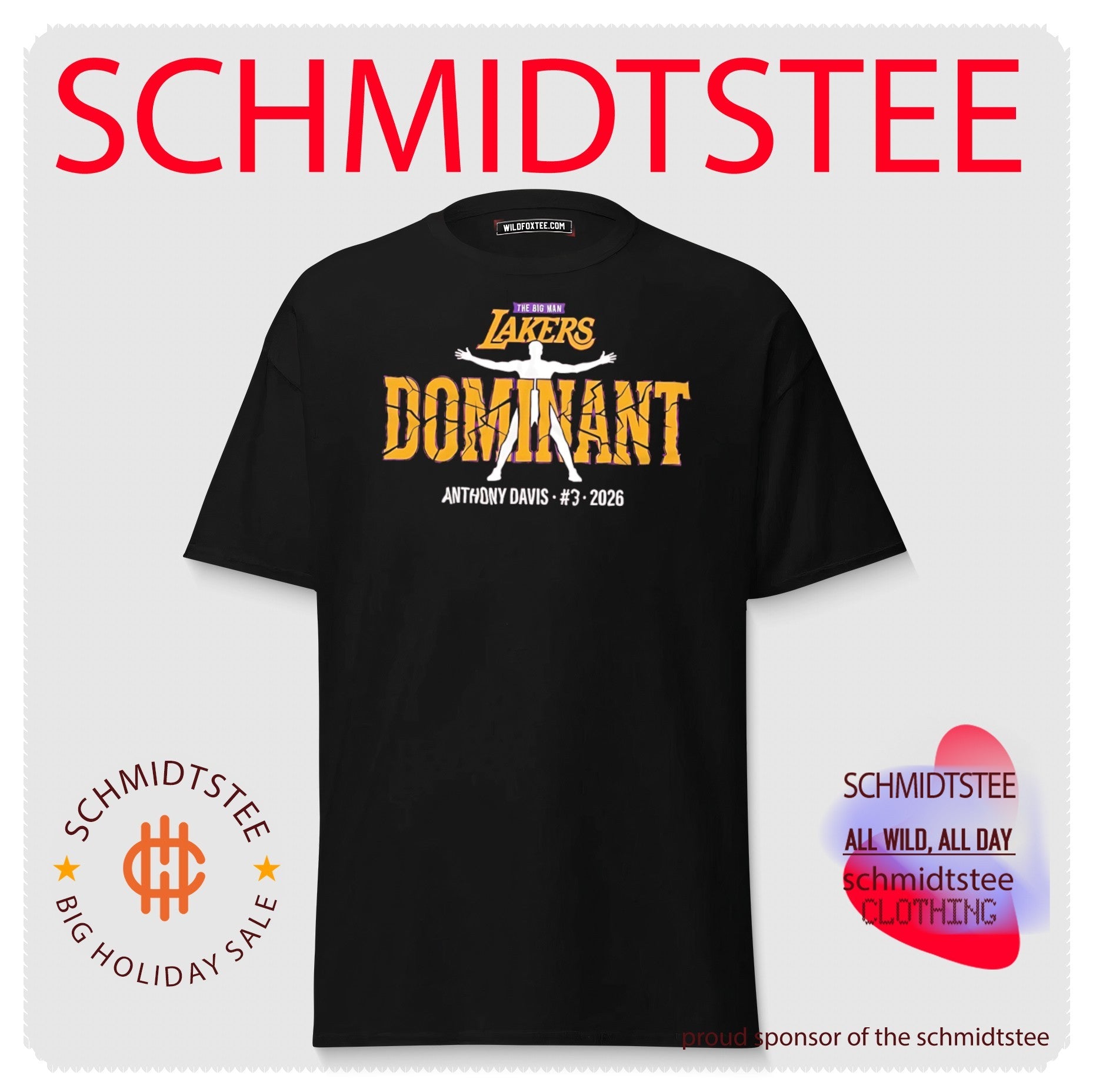 Anthony Davis Dominant 2026 Lakers Playoffs vintage shirt
