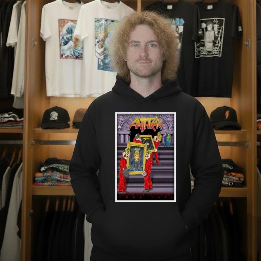 Anthrax 2026 Among The Canadians Tour Poster Shirt