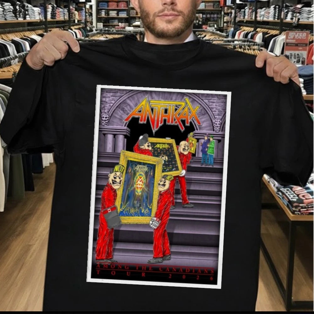 Anthrax 2026 Among The Canadians Tour Poster Shirt