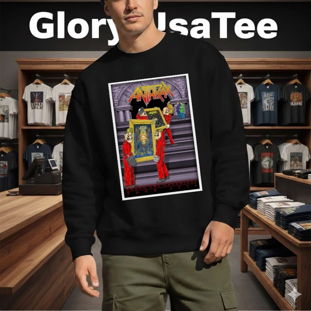 Anthrax 2026 Among The Canadians Tour Poster Shirt