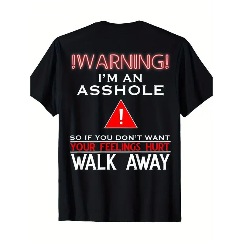 Anti Social Shirt Warning I'm An Ass-hole T-Shirt Adult Humor Made in USA Hoodie, Sweatshirt | TeeBloomCo.com