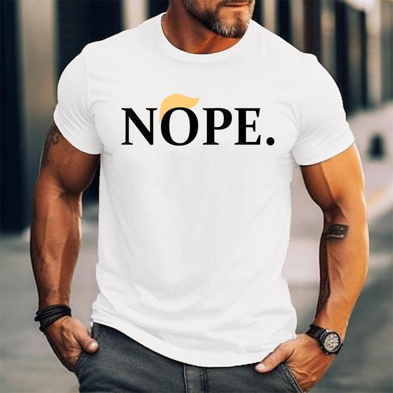 Anti-Trump Nope Shirt Unisex T-Shirt, Cotton 100%, Top Trending Fashion Hoodie, Sweatshirt | TeeBloomCo.com