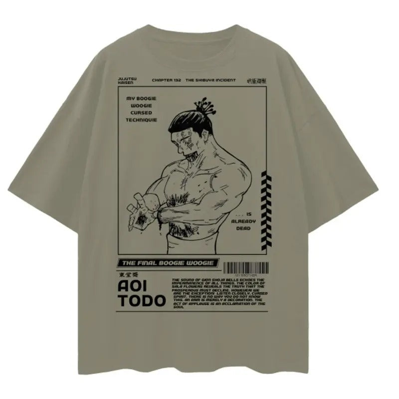 Aoi Todo Streetwear T-Shirt Front, Unisex T-shirt, Graphic tee Menswear Top Hoodie, Sweatshirt | TeeBloomCo.com