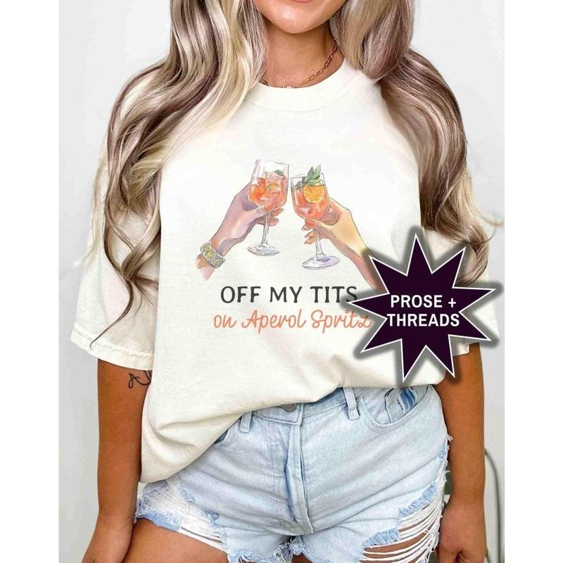 Aperol Spritz Shirt Aperol Spritz Tshirt Bartender Gifts Girls Weekend Shirts Italian Shirt Cocktail Shirt, Fun Graphics,...