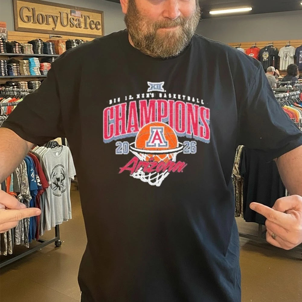 Arizona Mens Big 12 Tournament Champs 2026 Shirt