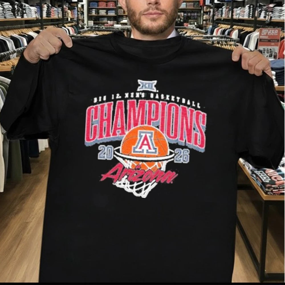 Arizona Mens Big 12 Tournament Champs 2026 Shirt