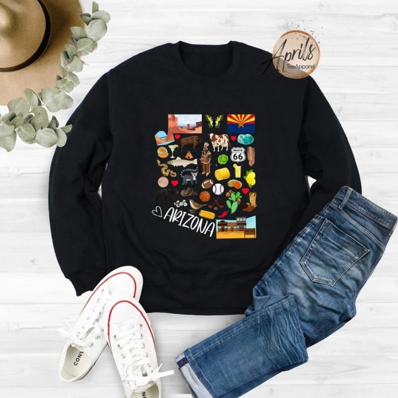 Arizona Sweatshirt, Arizona Hoodie, State Shirt | TeeBloomCo.com