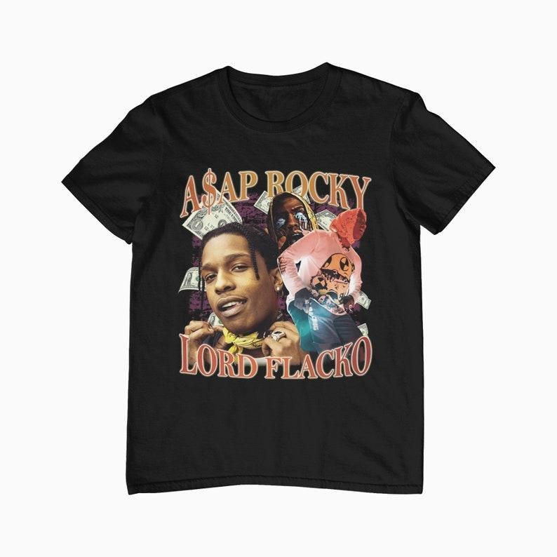 Asap Rocky T-shirt, Lord Flacko Rap 2021 T-shirt, Hip Hop Rap Tee Hoodie, Sweatshirt | TeeBloomCo.com
