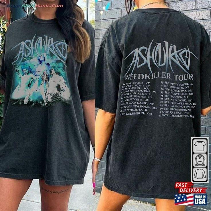 Ashnikko Music Shirt 2Side Weedkiller Tour tshirt Hoodie, Sweatshirt | TeeBloomCo.com