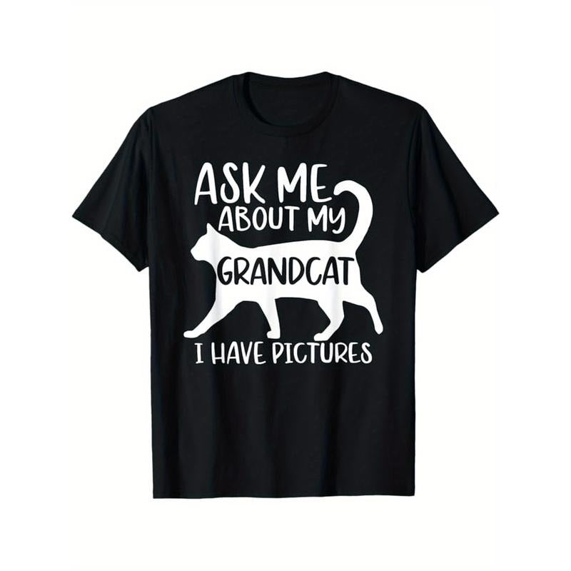 Ask Me About My Grandcat Grandma Granddad Cat Dad Pet Love T-Shirt  made in usa Hoodie, Sweatshirt | TeeBloomCo.com